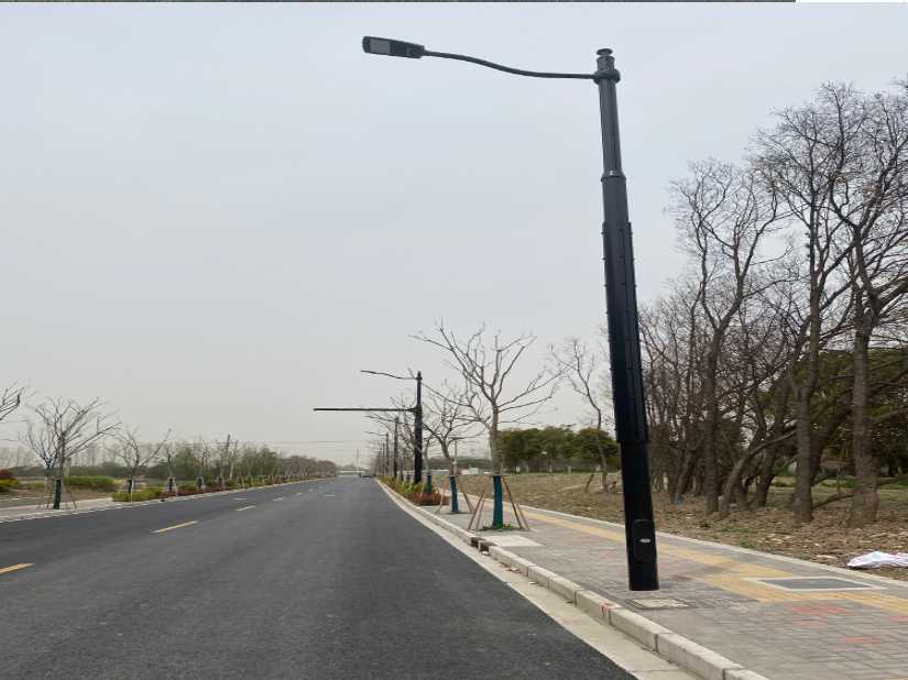 天门市上海综合杆 太阳能路灯工程